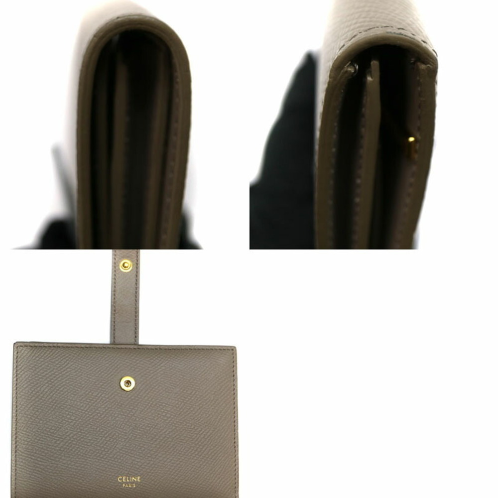 Celine Gray Function Fold Multi Leather Blue Wall… - image 6